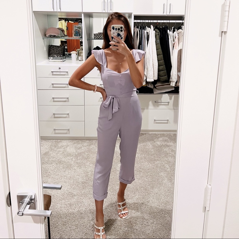 Superdry Lavender Flutter Jumpsuit XS